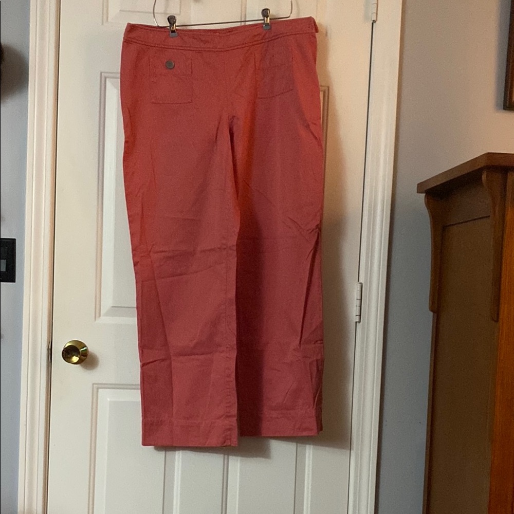J. Jill Vibrant Coral Trousers - Picture 1 of 7